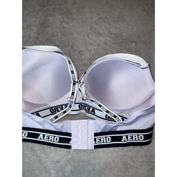 Aeropostale Aero Wireless Bras Logo Elastic Underbust Convertible 38C - Picture 5 of 8